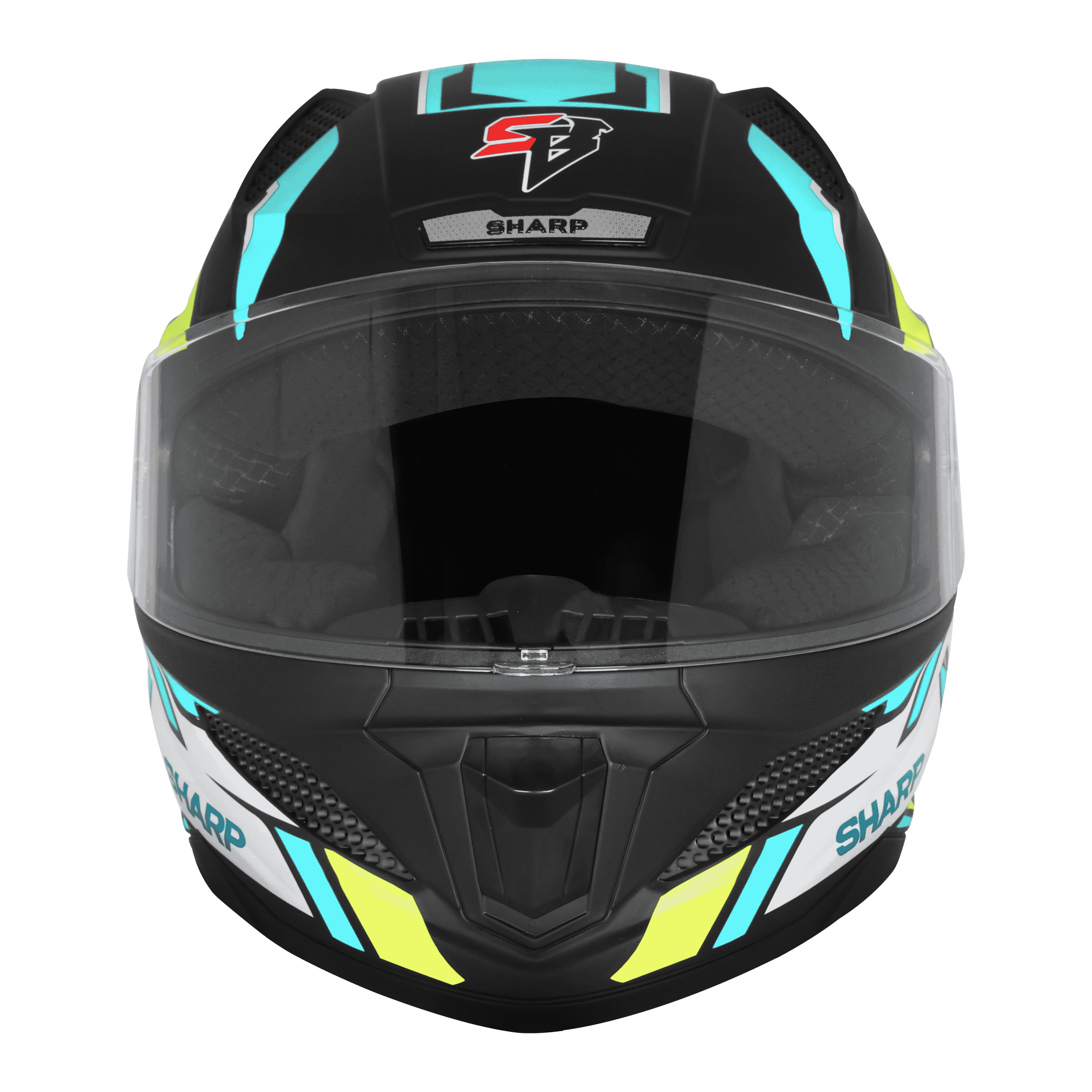 SBH-25 SV SHARP SPIKY GLOSSY BLACK WITH JAZZ BLUE